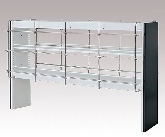 3-2147-01　［Discontinued］Reagent Shelf Steel Type, Double-Sided Type, with Jungle 1780 x 590 x 1100　STW-1800WJ