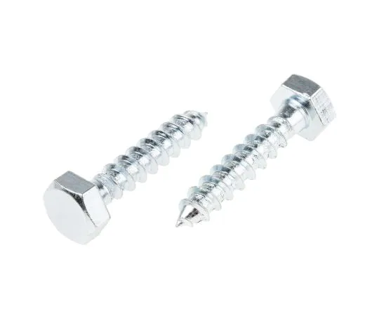 63-4655-43 RS PRO Hex Coach Screw, Steel Bright Zinc Plated, 10mm x 50mm 825-039