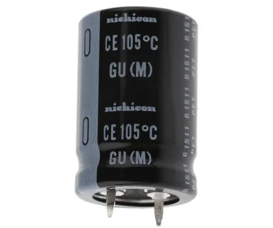 63-4845-40 Nichicon 68μF 400V dc Aluminium Electrolytic Capacitor, Through Hole 20 (Dia.) x 30mm +105°C 20mm 10mm LGU2G680MELY