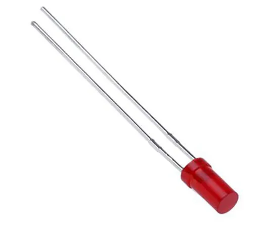 63-4739-07 2.25 V Red LED 5mm Through Hole, Kingbright Cylindrical L-483IDT L-483IDT