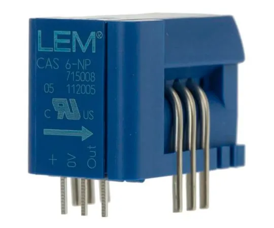 63-4930-45 LEM CAS Series Closed Loop Current Sensor, 6A nominal current CAS 6-NP