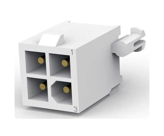 63-4687-99 TE Connectivity Mini-Universal MATE-N-LOK, 4 Way, Straight PCB Header 1-770174-1