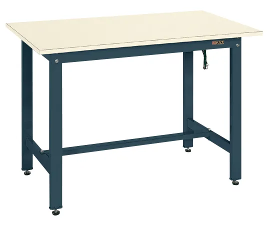 62-6293-31　［Discontinued］Antistatic mat upholstered workbench W 1200 x D 750 x H 800 mm dark gray/ivory　DSKH127D