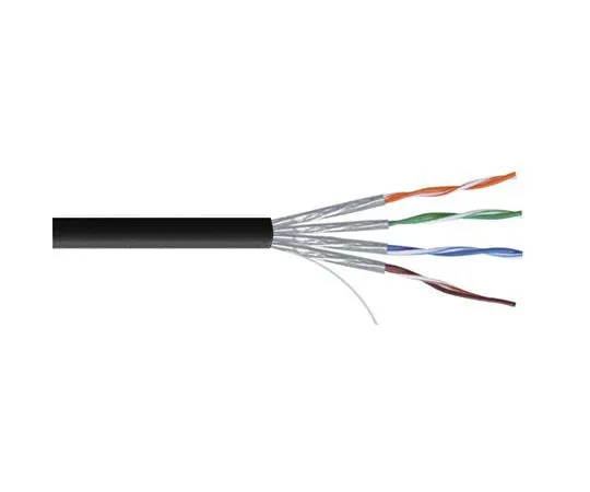63-4663-02 RS PRO Black Cat7a Cable, PVC, 100m Length 113-5909