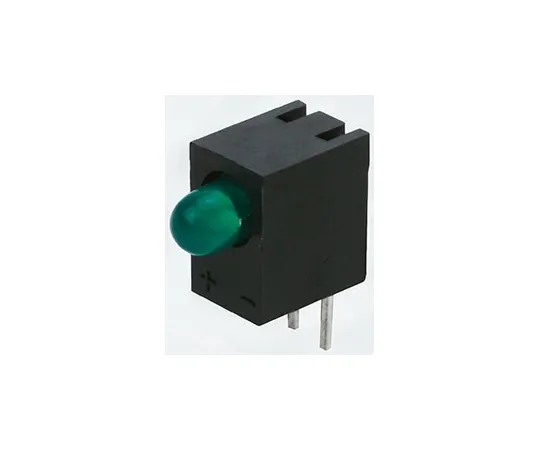 63-4892-80 Kingbright L-710A8EW/1LGD, Green Right Angle PCB LED Indicator, Through Hole 2.5 V L-710A8EW/1LGD