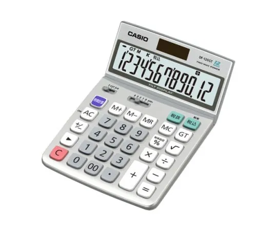 62-1061-95 CASIO Calculator Conforming To Law Concerning The Promotion Of Procurement Of Eco-Fri***ly Goods And Services By The State And Other Entities Desk Type DF-120GT-N