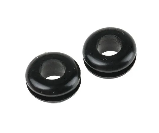 63-4929-99 RS PRO Black PVC 10mm Round Cable Grommet for Maximum of 6.4mm Cable Dia. 666-4590