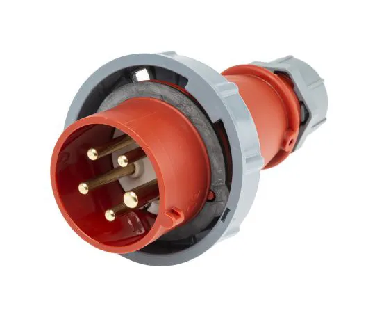 63-4830-98 Mennekes AM-TOP Series, IP67 Red Cable Mount 3P+N+E Industrial Power Plug, Rated At 16A, 415 V 288