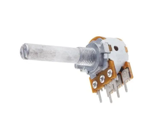63-4745-43 Alps Electric Rotary Carbon Film Potentiometer with a 6 mm Dia. Shaft, 10kΩ, ±20%, 0.1W, Linear RK1631210AY7 RK1631210AY7