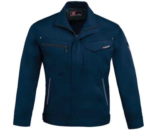 65-8372-82 Long Sleeve Blouson Deep Navy 3L 1634-19-3L