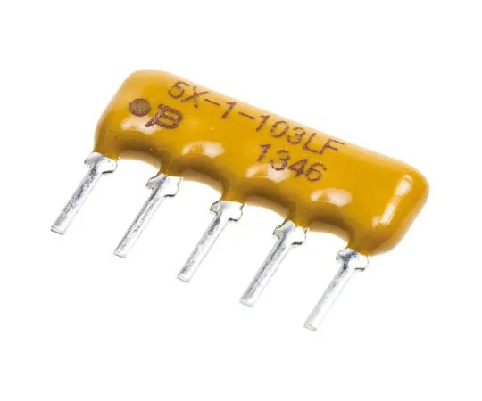 63-4852-19 Bourns Bussed Resistor Network 330Ω ±2% 4 Resistors, 0.63W Total, SIP package 4600X Through Hole 4605X-101-331LF