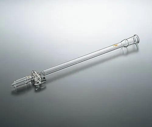 61-0038-16 Chromatography Tube TS Joint (IN/OUT) (with G1 Filter, with Glass Cock) 10-19 CL0156-01-101