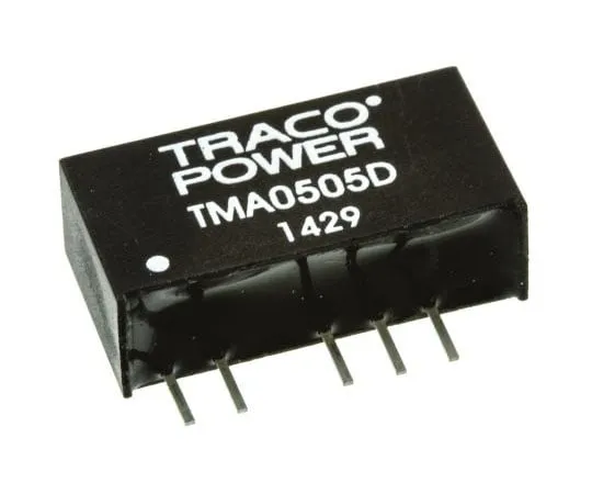63-4721-50 TRACOPOWER TMA 1W Isolated DC-DC Converter Through Hole, Voltage in 4.5 → 5.5 V dc, Voltage out ±5V dc TMA 0505D