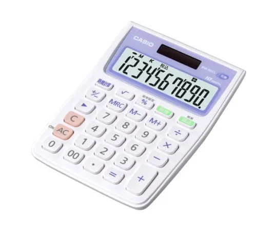 62-1061-68 Casio Antibacterial Calculator 10 Digits Calculation MW-102CL-N