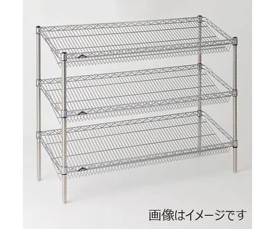 64-3501-83 Slanted Erecta Shelf W 910 x D 460 x H 1384mm (P) with DB 3 stages ST910STP1390W3