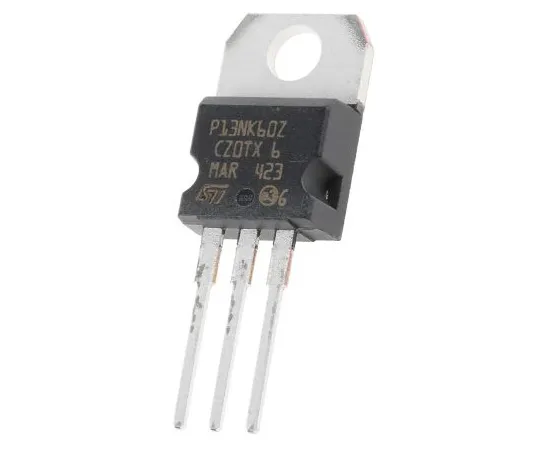 63-4820-27 STP13NK60Z N-Channel MOSFET, 13 A, 600 V MDmesh, SuperMESH, 3-Pin TO-220 STMicroelectronics STP13NK60Z