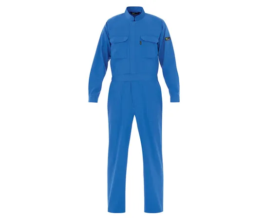 65-1272-49　［Discontinued］Work Clothes, VERDEXCEL T/C Antistatic Boilersuit Blue S VE413-S　VE413-S