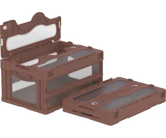 67-7113-03 Folding Container C-40B Brown/Transparent 55902000BR701TM