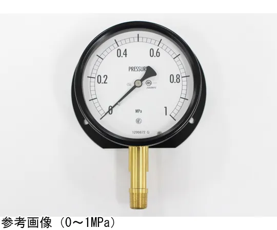 65-4302-28-20 Sealed Pressure Gauge (100Φ) Vertical B Frame - With 0.1~0.25 MPa Inspection Certificate BE10-281
