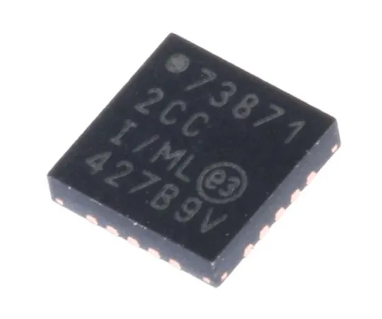 63-4934-79 Microchip MCP73871-2CCI/ML, Lithium-Ion, Lithium-Polymer, Battery Charge Controller, 1A 20-Pin, QFN MCP73871-2CCI/ML