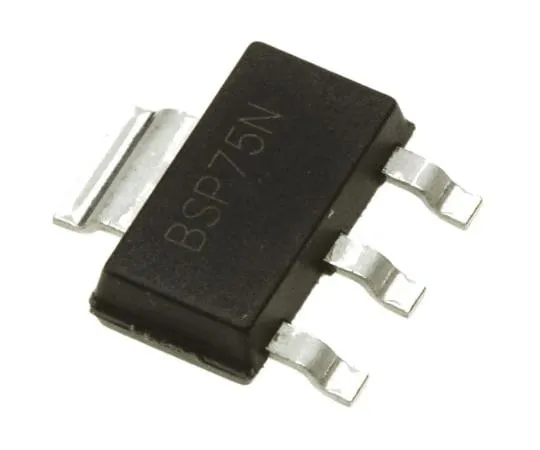 63-4934-98 DiodesZetex BSP75NTA, 1-Channel Intelligent Power Switch, Low Side, 1.1A, 60V 3 + Tab-Pin, SOT-223 BSP75NTA