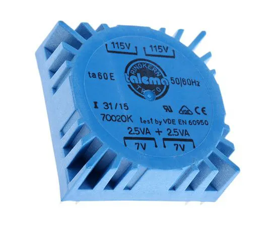 63-4735-72 2 Output Toroidal Transformer, 5VA, 2 x 7V ac 70020K