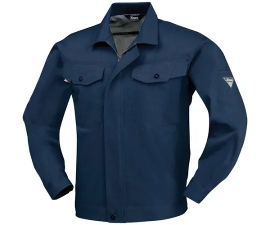 65-8345-03 Long Sleeve Blouson Deep Navy 3L 1494-19-3L