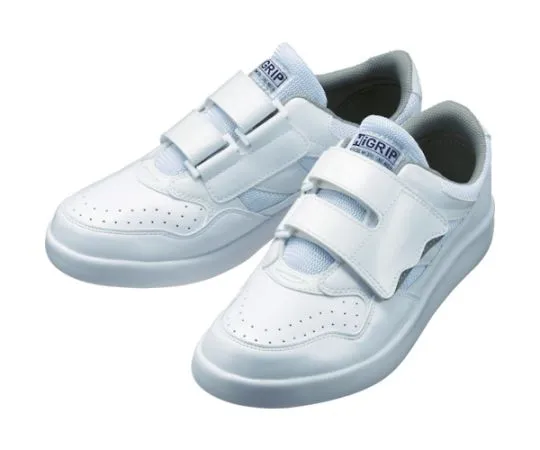 67-3130-03 Ultra-Lightweight Anti-Slip Work Shoes High Grip White 22.0 cm H716N-W-22.0