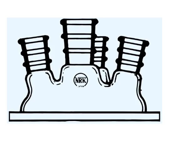 65-8675-36 Separable Cover Four-headed Type Port Inner Diameter φ85 mm TS Head 29 TS Side Tube 15 x 3 234-08515