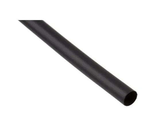 63-4712-47 TE Connectivity Black No Heat Shrink Tubing 4.8mm Sleeve Dia. x 1.2m Length, CGPT Series 2:1 Ratio CGPT-4.8/2.4-0-STK
