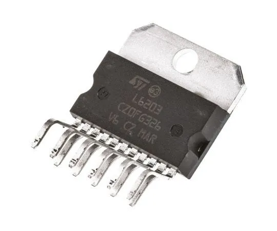 63-4719-51 STMicroelectronics L6203, Brushed Motor Driver IC, 48 V 4A 11-Pin, MULTIWATT V L6203