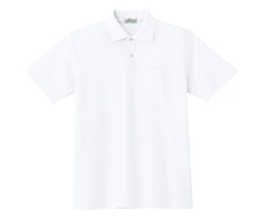 65-1283-55 Work Clothes, Short Sleeve Polo Shirt White SS PS00N-UE-SS PS00N-UE-SS