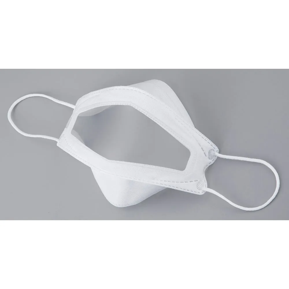 4-5205-01　［Discontinued］Mouth transparent nonwoven fabric mask, 10 pieces　3R-TSMASK01