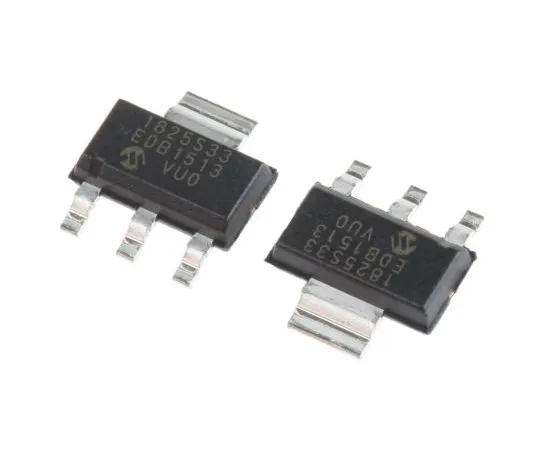 63-4934-51 Microchip MCP1825S-3302E/DB, LDO Regulator, 500mA, 3.3 V, ±0.5% 3+Tab-Pin, SOT-223 MCP1825S-3302E/DB
