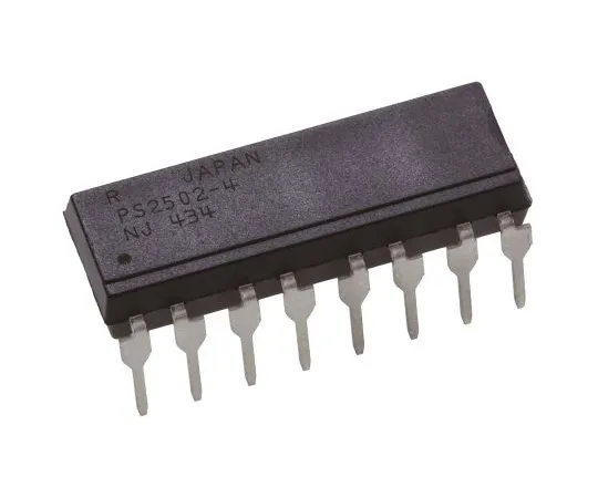 63-4903-13 Renesas, PS2502-4-A DC Input Darlington Output Quad Optocoupler, Through Hole, 16-Pin PDIP PS2502-4-A