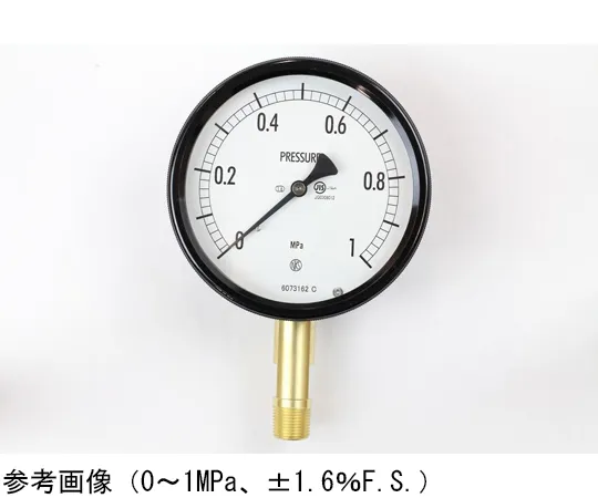 65-4304-28 Sealed Pressure Gauge (100Φ) Vertical A Frame 0.1 MPa BE12-181