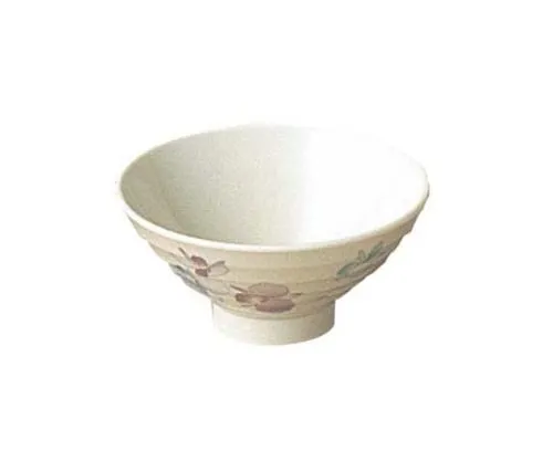 61-6833-62 Melamine Japanese tableware Sumire rice tea Bowl VO-4 2444200