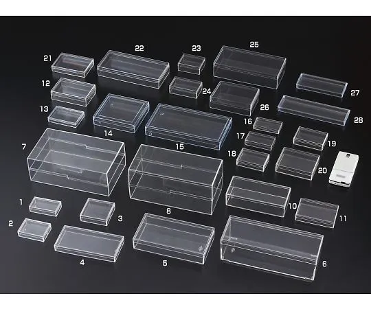 64-3691-15 Styrene square shape Case No. 2 (50 pcs/case) 02261c