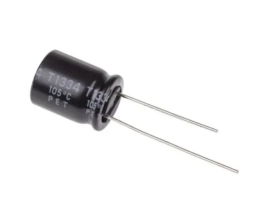 63-4736-55 Rubycon 470μF 16V dc Aluminium Electrolytic Capacitor, Through Hole 10 (Dia.) x 12.5mm +105°C 10mm 5mm 16YXF470M10X12.5