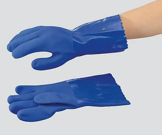 3-1825-03　［Discontinued］Long Oilproof Glove PVC M　PC680-30M