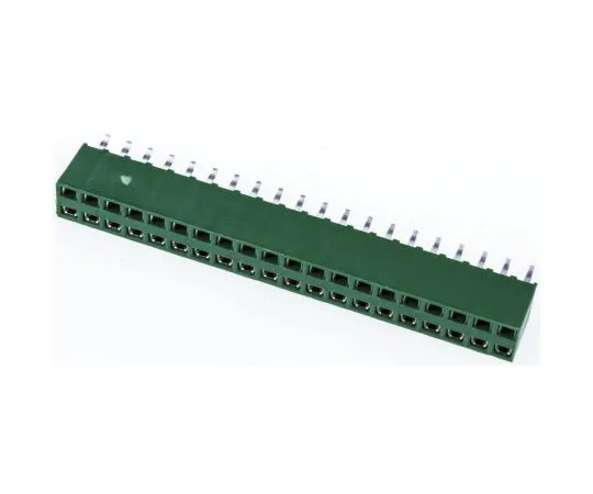 63-4840-87 TE Connectivity AMPMODU HV100 Series 2.54mm Pitch 40 Way 2 Row Straight PCB Socket, Through Hole, Solder Termination 2-215307-0