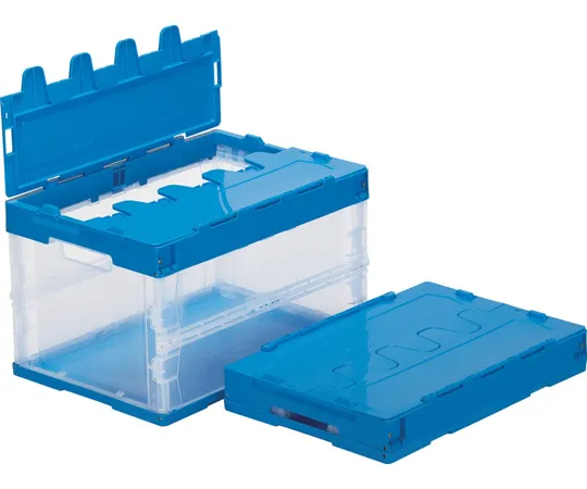 67-7114-33 Container 51B-B Transparent/Blue 55455000TMBL
