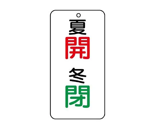 62-6112-14 Valve Opening/Closing Transparent Sticker Summer/Winter Open 1 Set (5 Sheets) 858-95