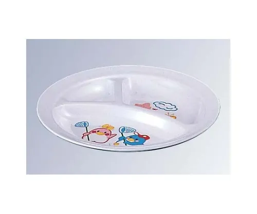 61-6837-69 Melamine Children's Tableware Round Lunch Plate (Large) BB-1 5446900