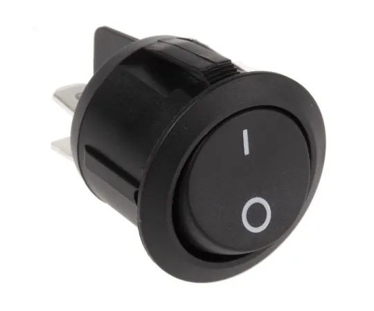 63-4860-24 Arcolectric Double Pole Single Throw (DPST), Latching Rocker Switch Panel Mount R13244AAAA