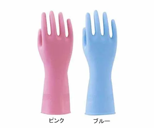61-0184-14　［Discontinued］Natural Rubber Gloves Shinayaka Thin (Fleece lining) S Pink 240 Pairs　SHINAUSU-SP