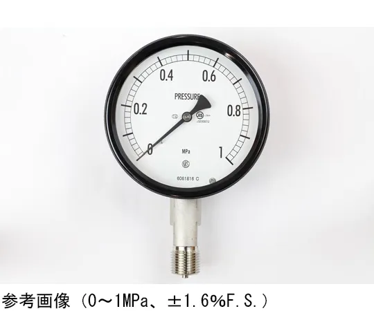 65-4303-87 Sealed Pressure Gauge (100Φ) Vertical A Frame 0.05 MPa BE12-143