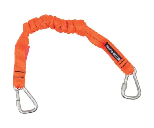 62-3260-20　［Discontinued］Safety Rope Lanyard Maximum Length 1000 mm Orange　3875-LY10