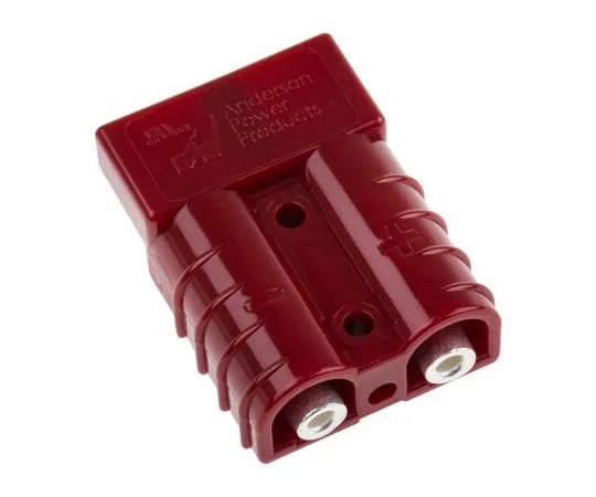 63-4703-09 Anderson Power Products SB50 Series Connector Housing Cable Mount Plug, 2P, Crimp Termination, 50A, 600 V ac/dc 6331G2