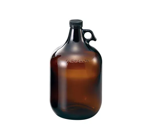 1-1843-11　［Discontinued］Amber Gallon Bottle 3840mL　13-757-203